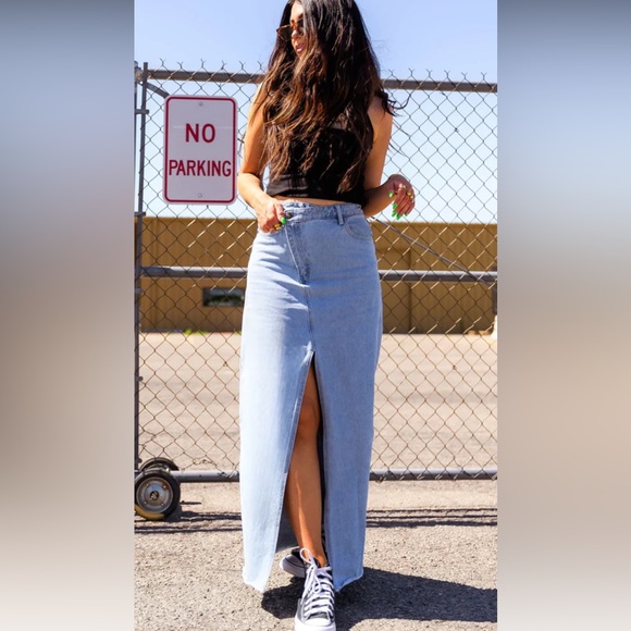 Dressed in LALA Dresses & Skirts - Dressed in LaLa Jean Skirt!